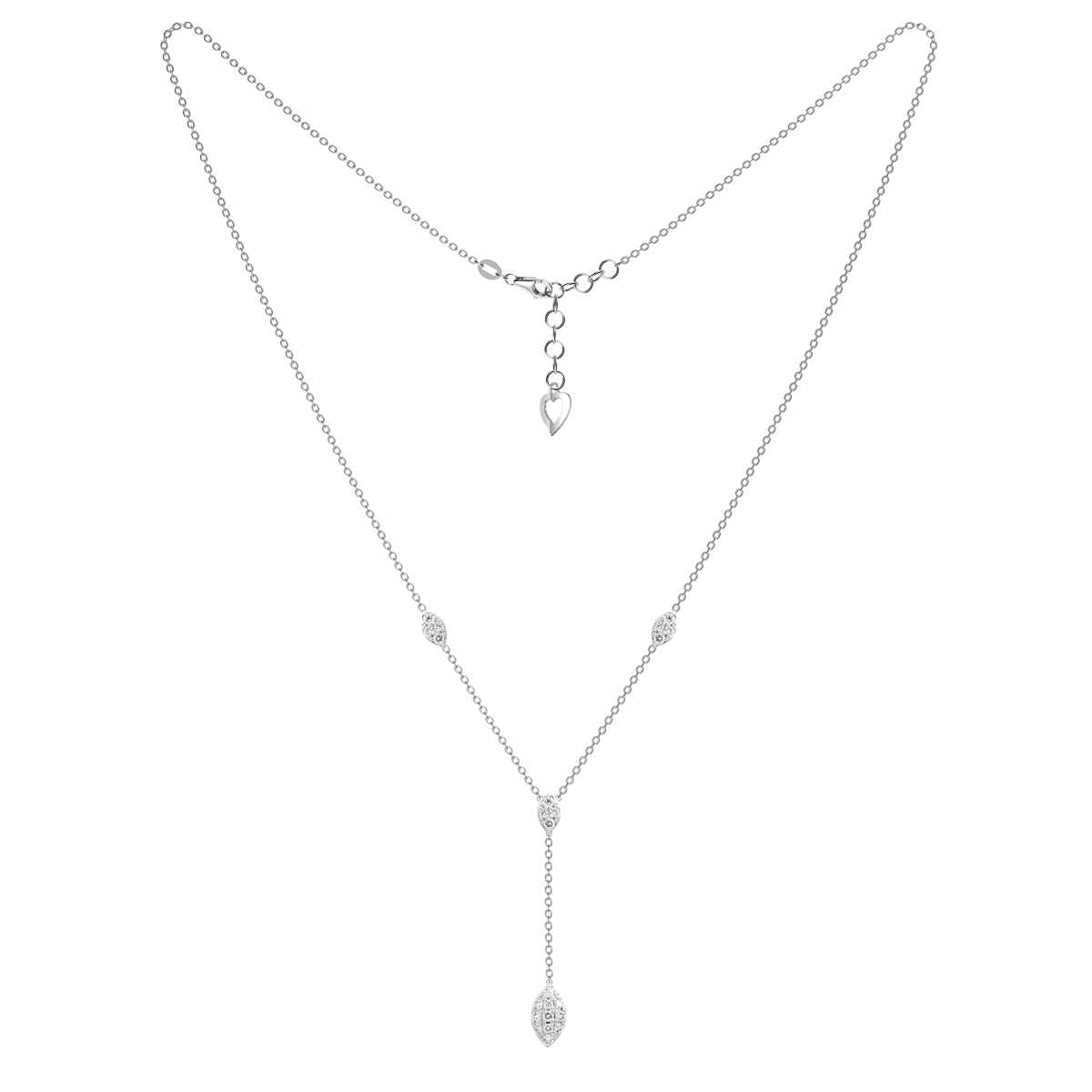 Dây liền mặt kim cương viên vàng 14K Yuri