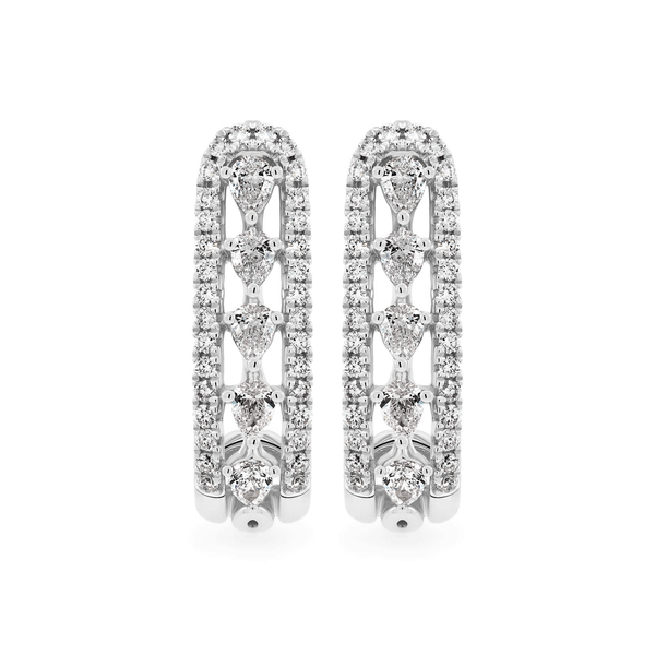 Hoa tai kim cương viên vàng 14K Jena A100 TD