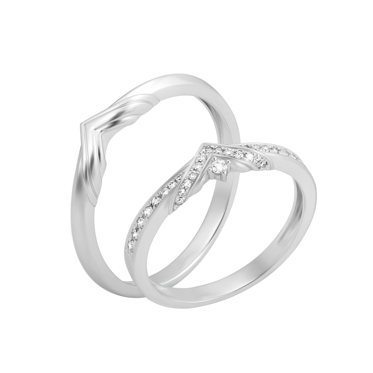 Nhẫn cưới nam vàng 14K Starlet M