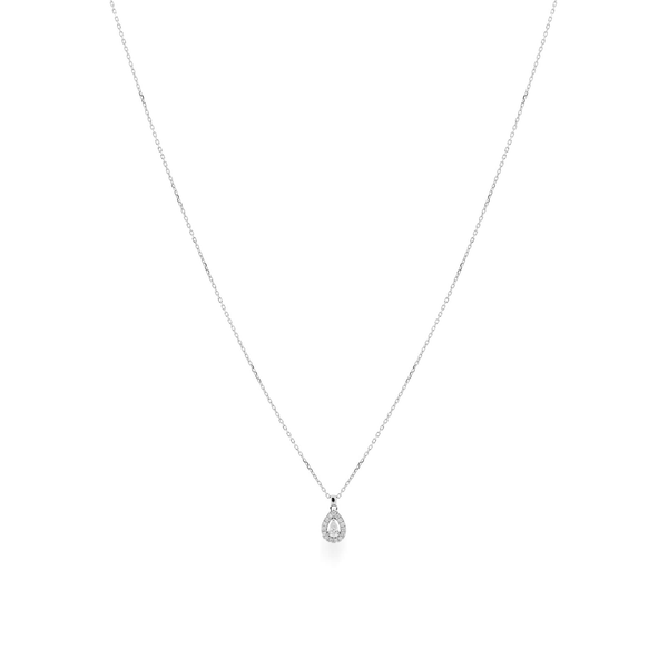 Dây liền mặt kim cương viên vàng 14K Jena A246 TD