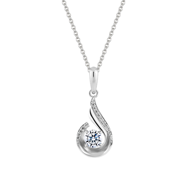 Mặt đính đá CZ vàng 14K Bayo N 5C