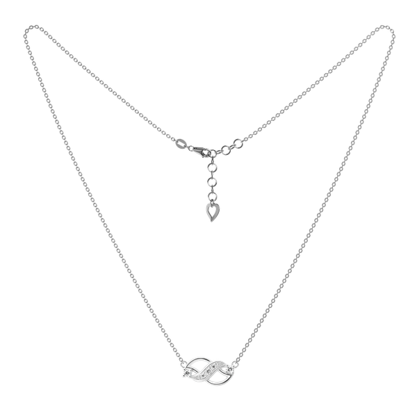 Dây liền mặt đính đá CZ vàng 14K Yose