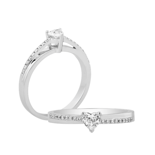 Nhẫn nữ kim cương viên vàng 14K Margaret HR 3C