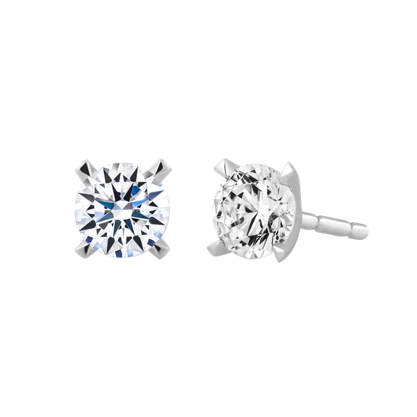 Hoa tai đính đá CZ vàng 14K Heally 5C