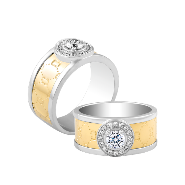 Nhẫn nam đính đá CZ vàng 10K Barier N 2C WY