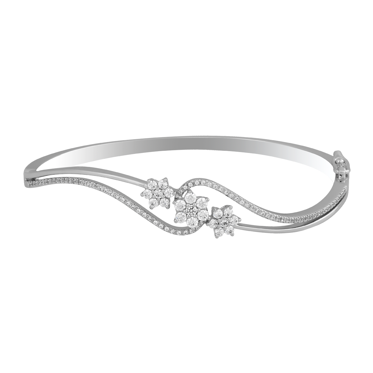 Vòng đeo tay kim cương viên vàng 14K Chrysa S