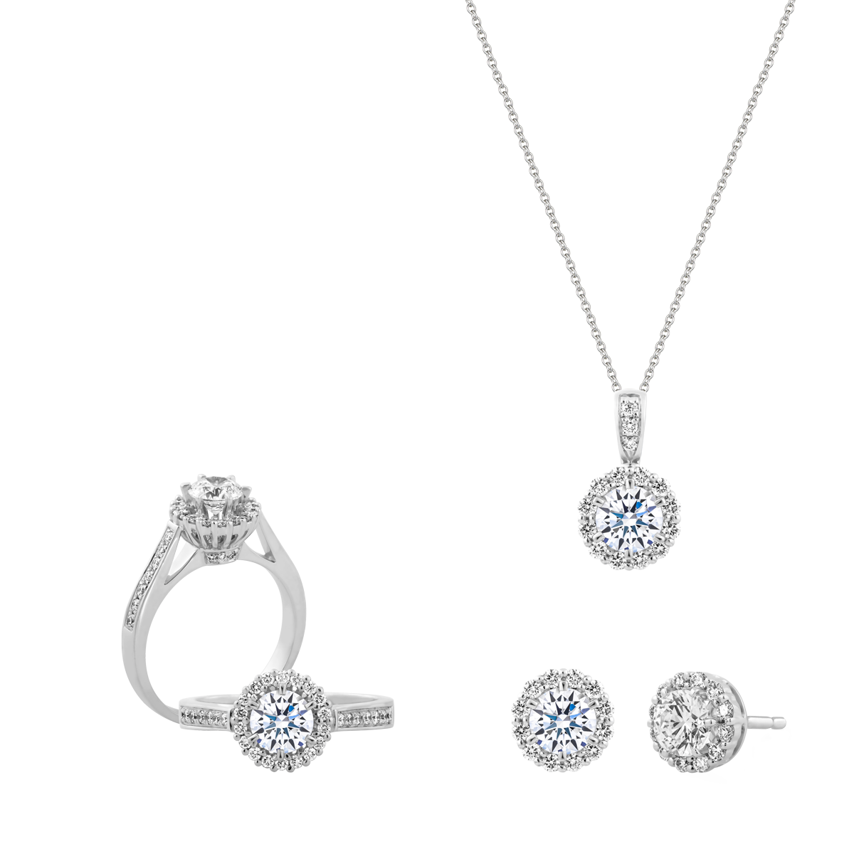 Bộ Trang Sức Trudy N GIA 3C