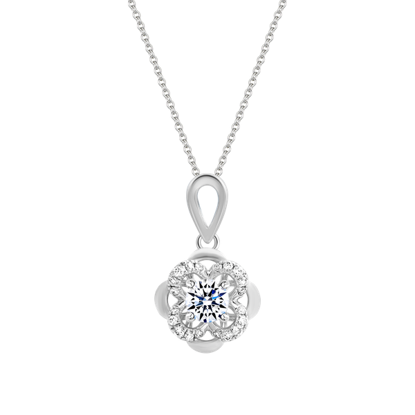 Mặt kim cương tấm vàng 14K Wendy 2C
