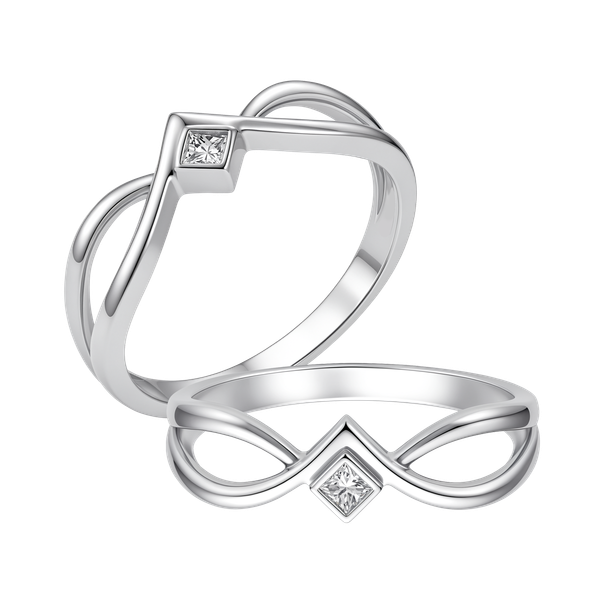 Nhẫn nữ kim cương viên vàng 14K Celebrate TD