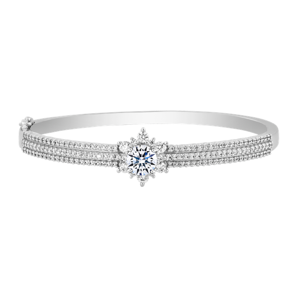 Vòng đeo tay đính đá CZ vàng 14K Mayan S 1CT