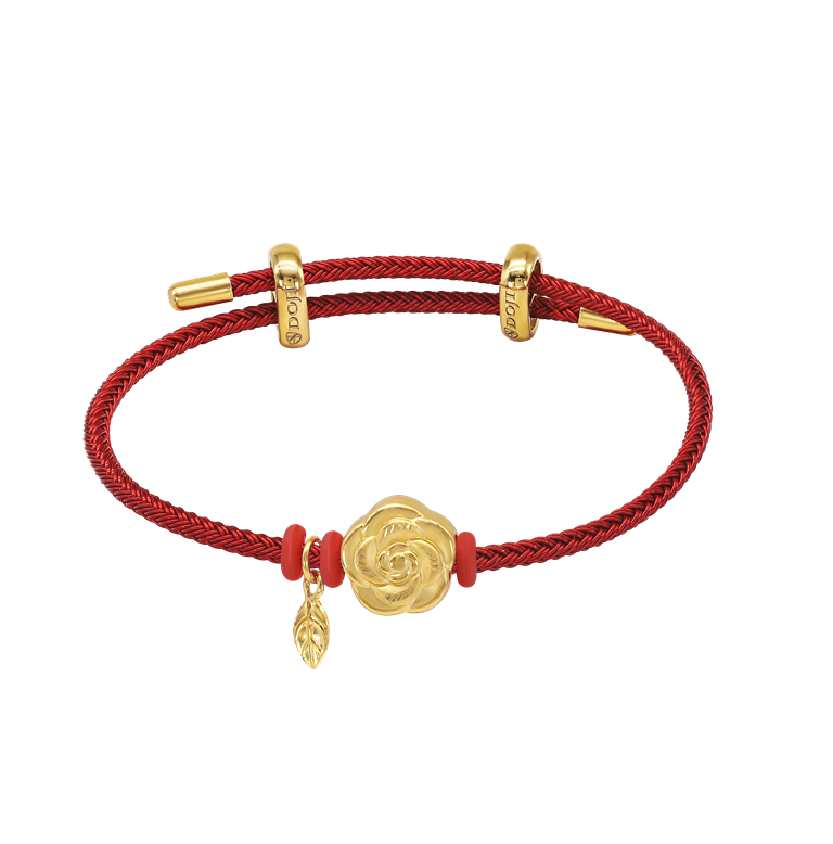 Lắc Vàng 24K Golden Rose CB7006020 5D