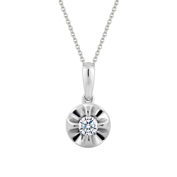 Mặt kim cương 8 Hearts & Arrows vàng 14K Canvas N H&A 2C