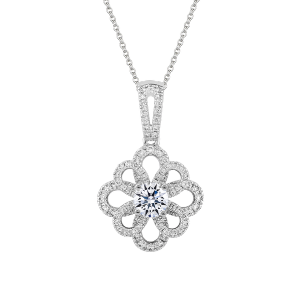 Mặt kim cương tấm vàng 14K Yardly B 1CT