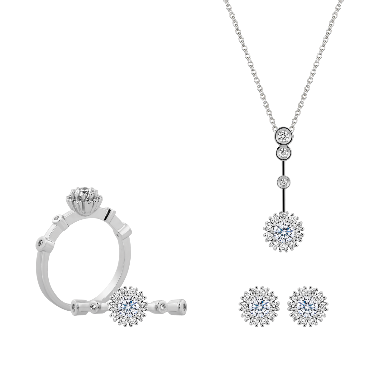 Bộ Trang Sức Peony N H&A 2C