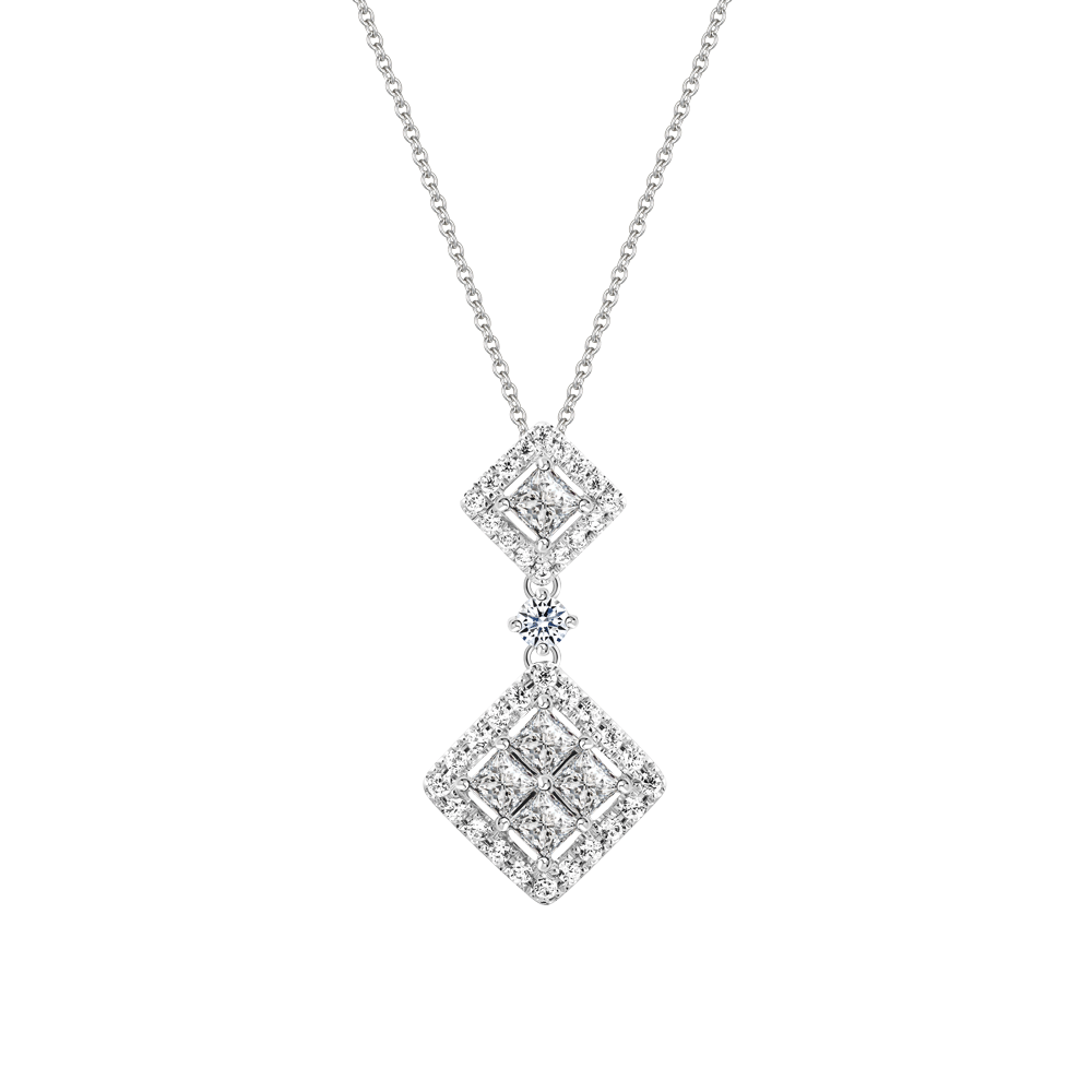 Mặt đính đá CZ vàng 10K Queeny PR