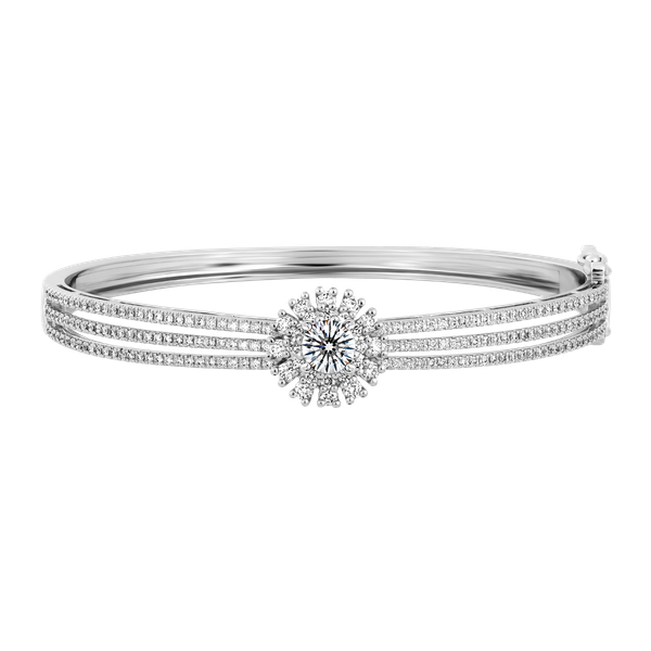 Vòng đeo tay đính đá CZ vàng 14K Calantha S 5C