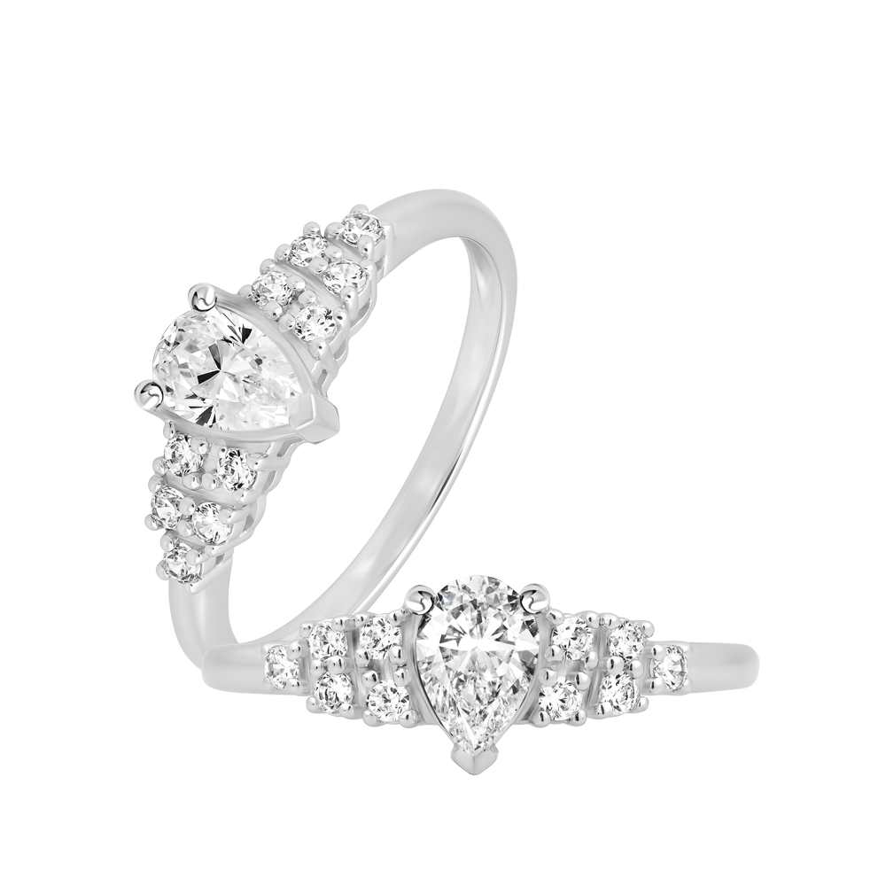 Nhẫn nữ đính đá CZ vàng 14K Dewy PE