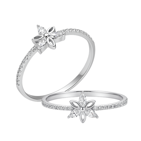 Nhẫn nữ đính đá CZ vàng 18K Holie