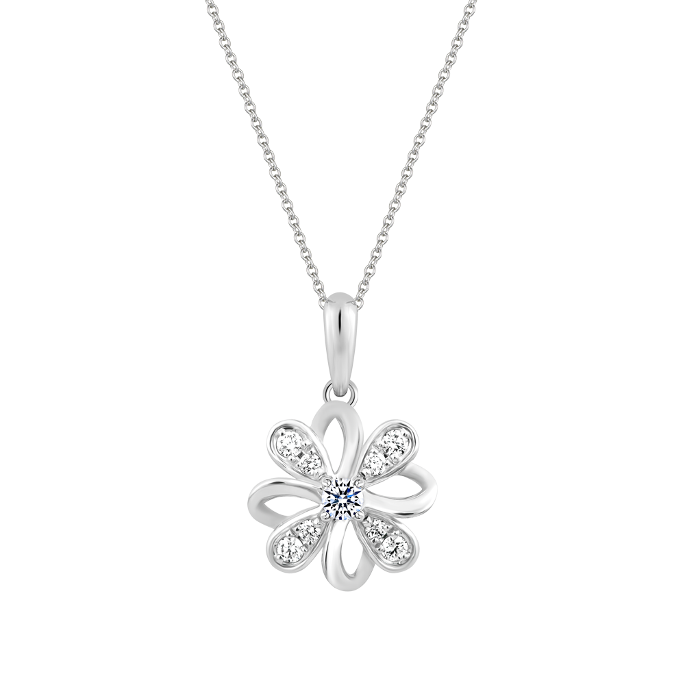 Mặt kim cương viên vàng 14K Fertile