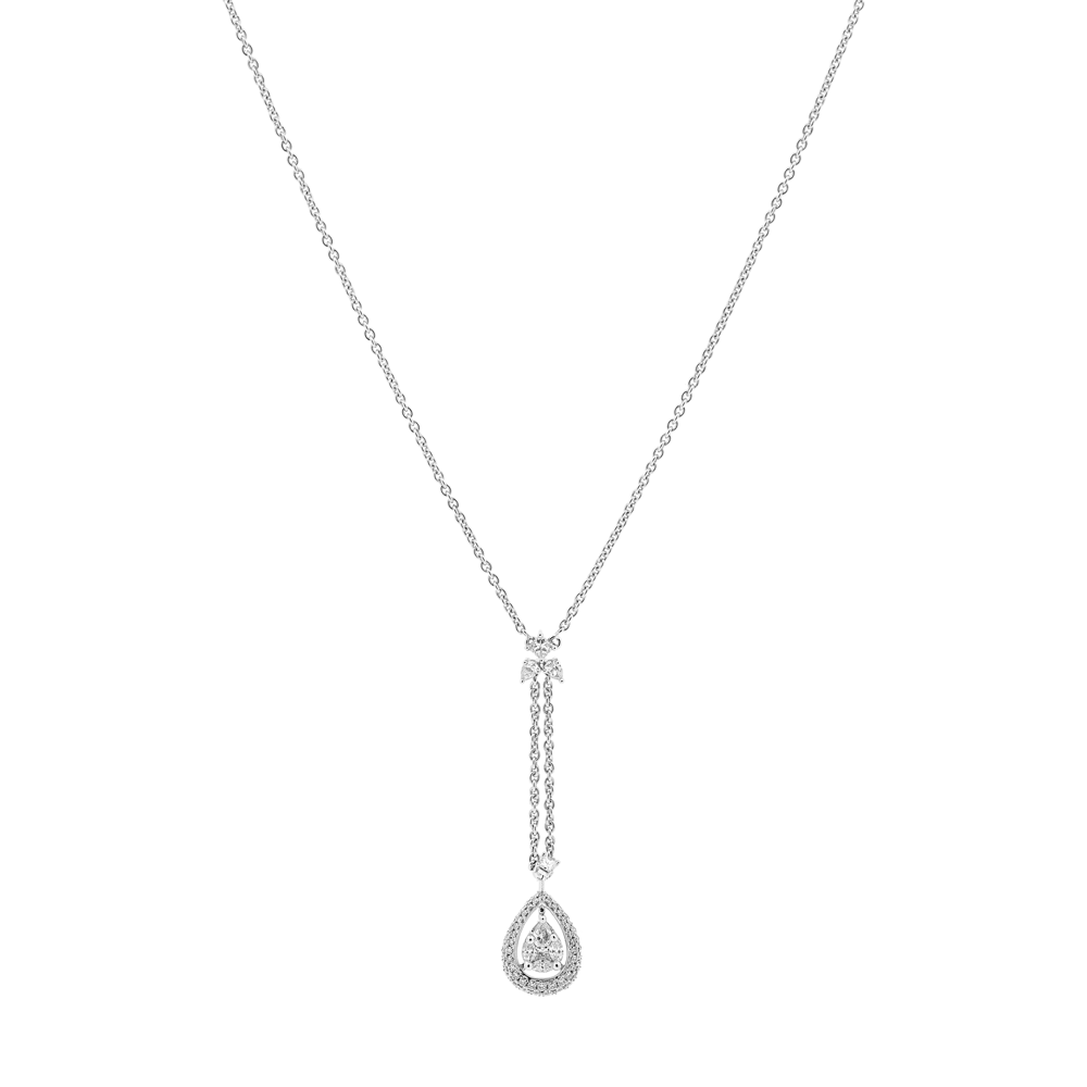 Dây liền mặt kim cương viên vàng 18K Jena A630 TD