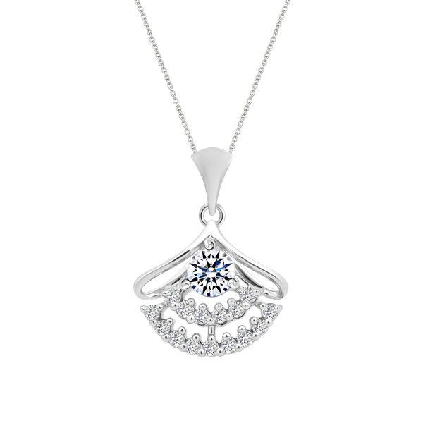 Mặt kim cương viên vàng 14K Cosima