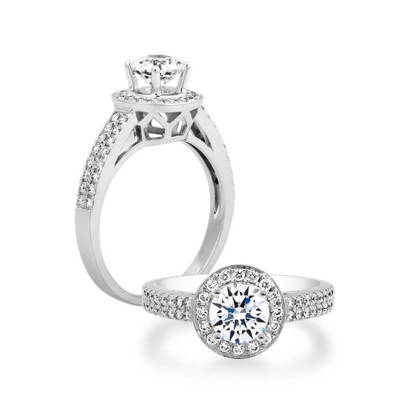 Nhẫn nữ kim cương tấm vàng 14K Supreme N 3C GVRG0202934