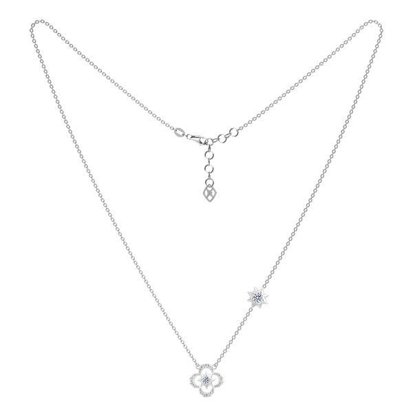 Dây liền mặt kim cương viên vàng 14K Delightly TD