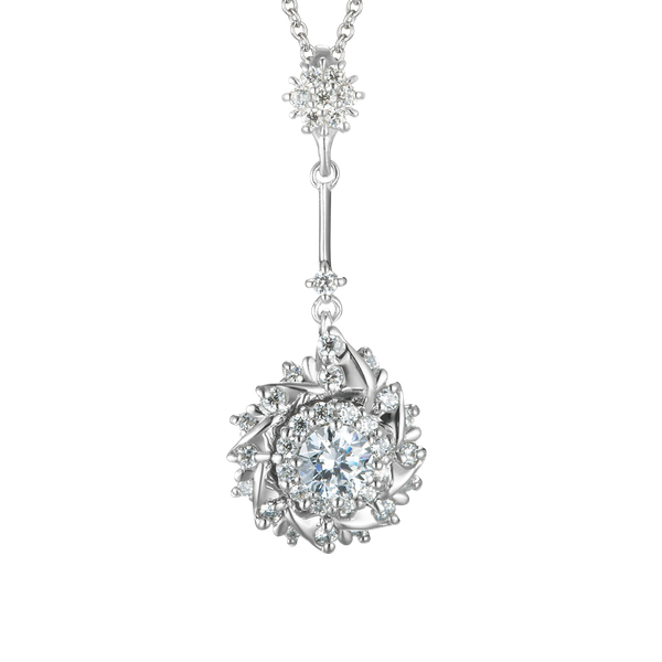 Mặt kim cương tấm vàng 14K Imposing N 3C GVPD0065375