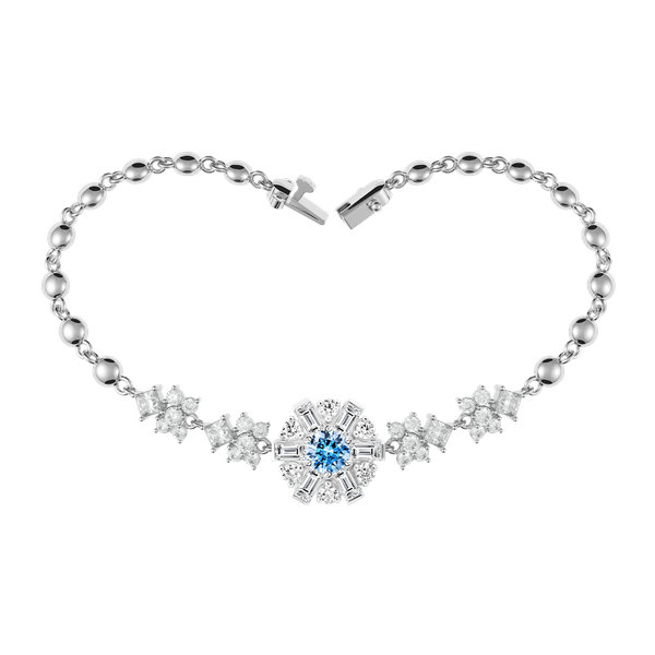 Lắc đính đá CZ vàng 14K Brighty FBL 5C