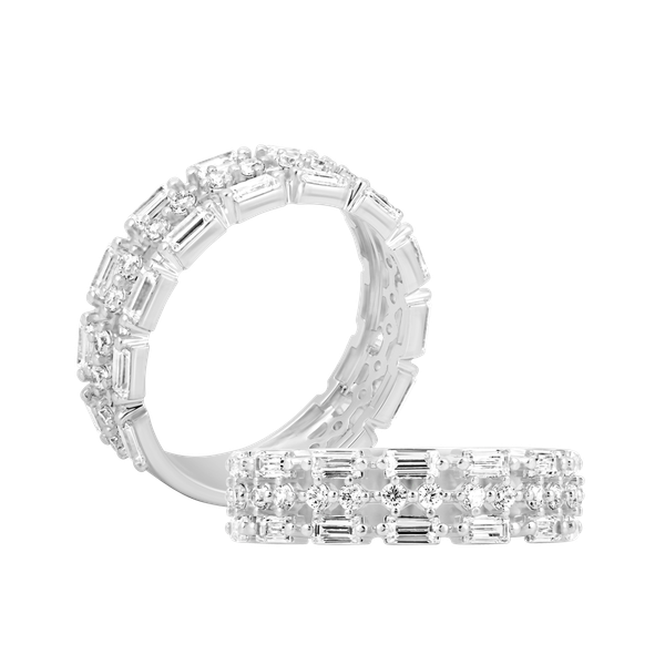 Nhẫn nữ đính đá CZ vàng 14K Bathilda U