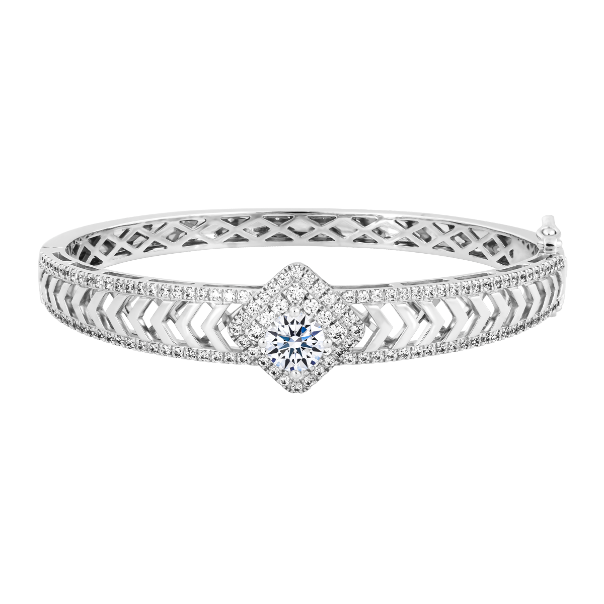 Vòng đeo tay đính đá CZ vàng 14K Mirabel S 1CT