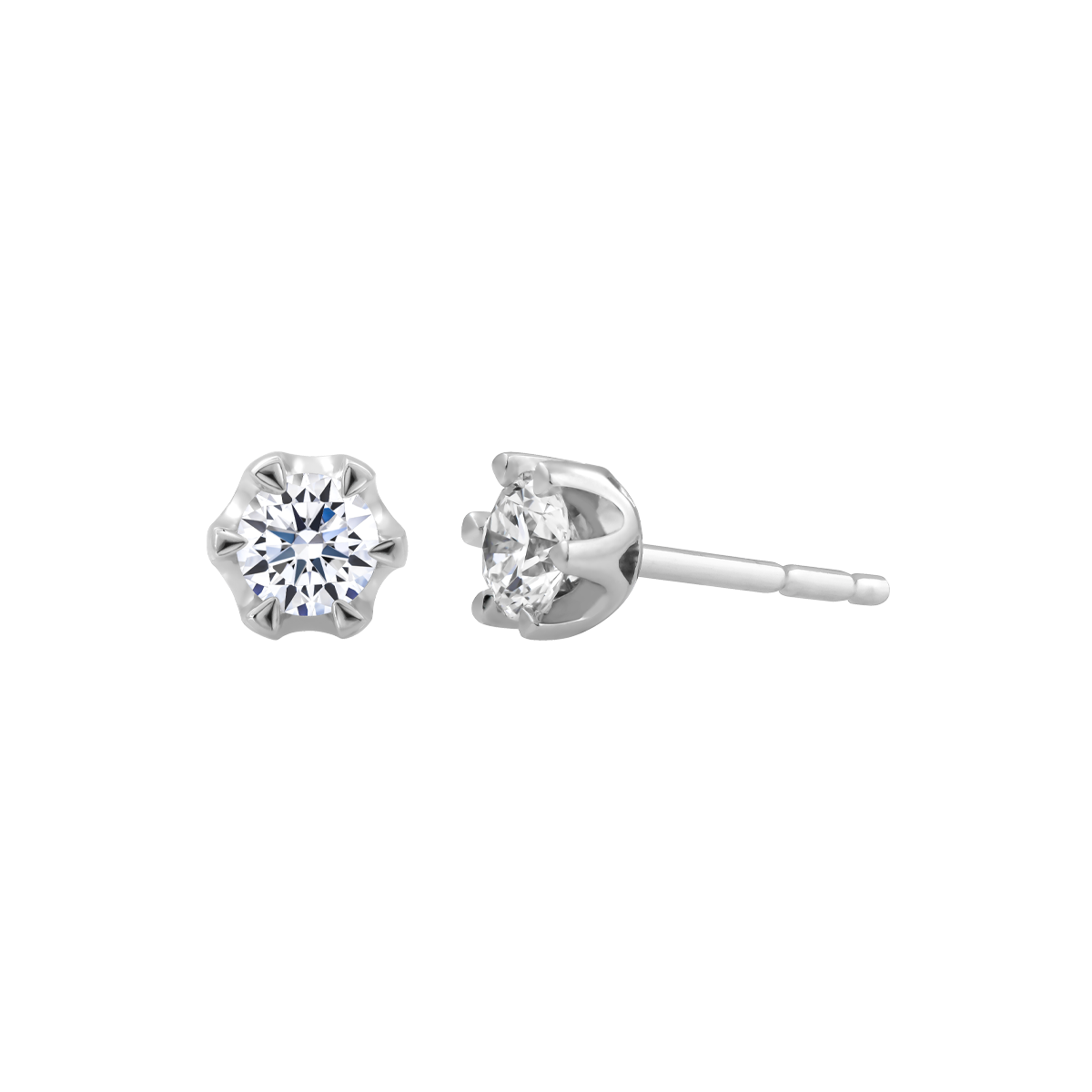 Ổ Bông đính đá CZ vàng 14K Docile 3C