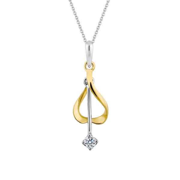 Mặt kim cương vàng 14K Cassock 7p