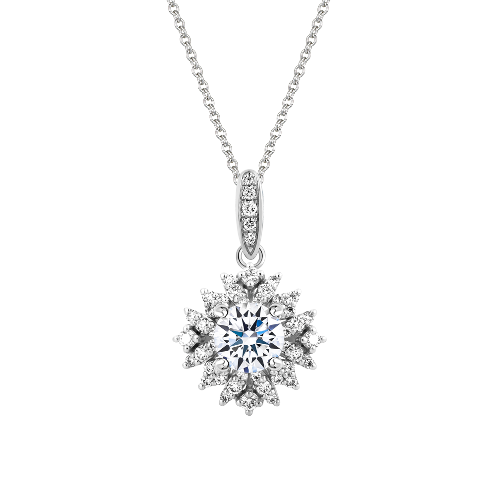 Mặt kim cương tấm vàng 14K Gloria 5C