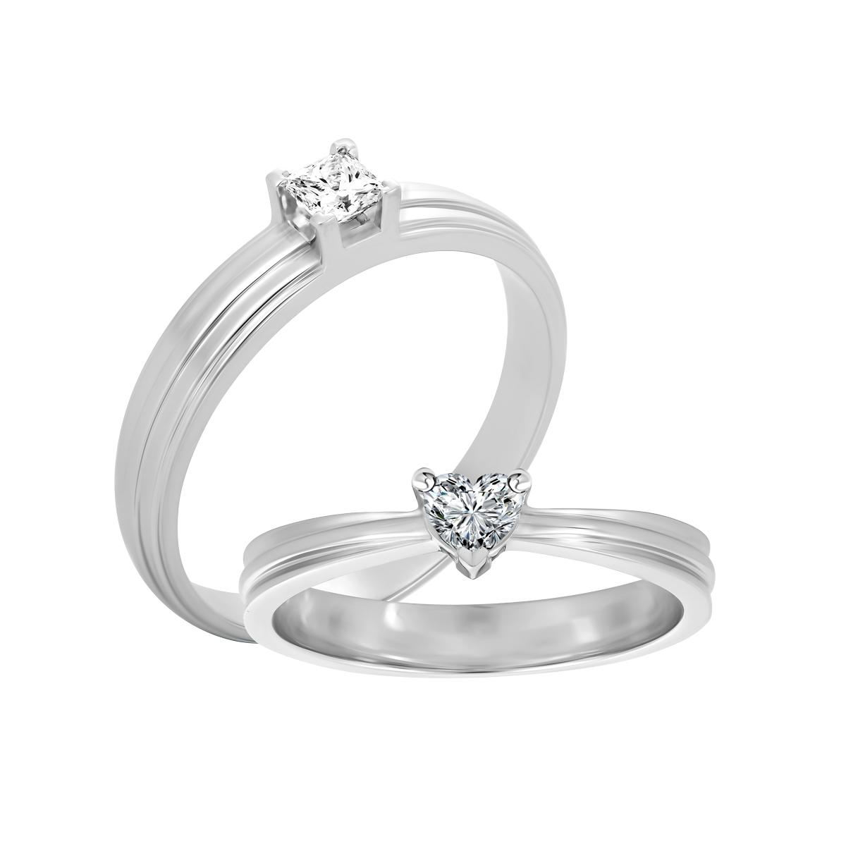 Nhẫn cưới nữ kim cương viên vàng 14K Likable HR1C F