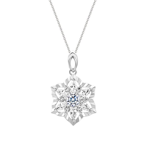 Mặt đính đá CZ vàng 14K Ferity 2C