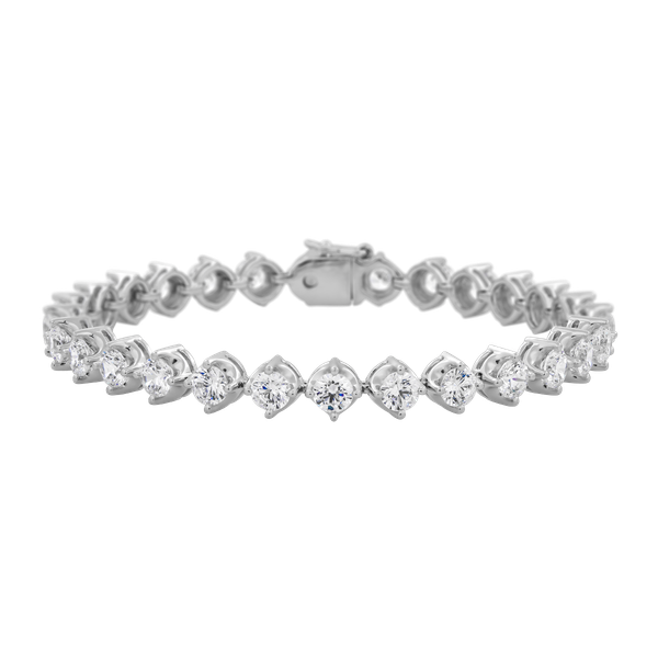 Lắc đính đá CZ vàng 14K Angelina 3C GVBC0012523