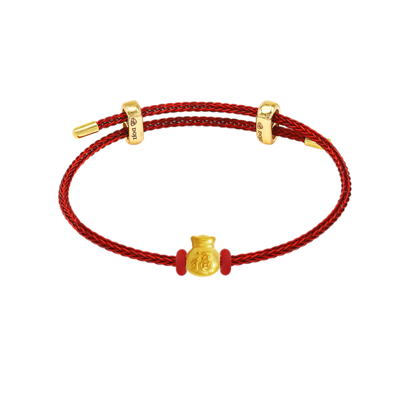 Lắc Vàng 24K Golden Purse CB500056 5D