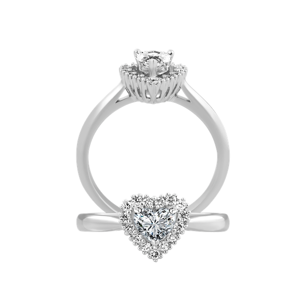 Nhẫn nữ kim cương viên vàng 14K Helena HR 3C