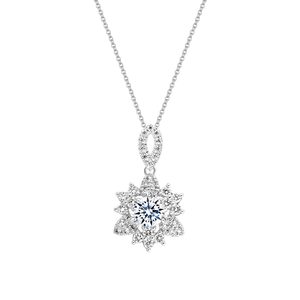 Mặt kim cương viên vàng 14K Jenny GIA 3C