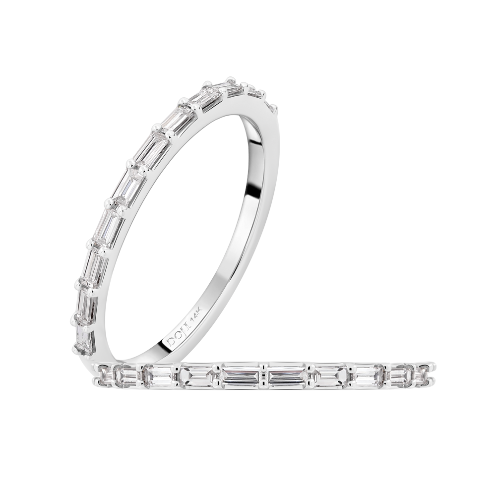 Nhẫn nữ kim cương viên vàng 14K Jena A503 TD