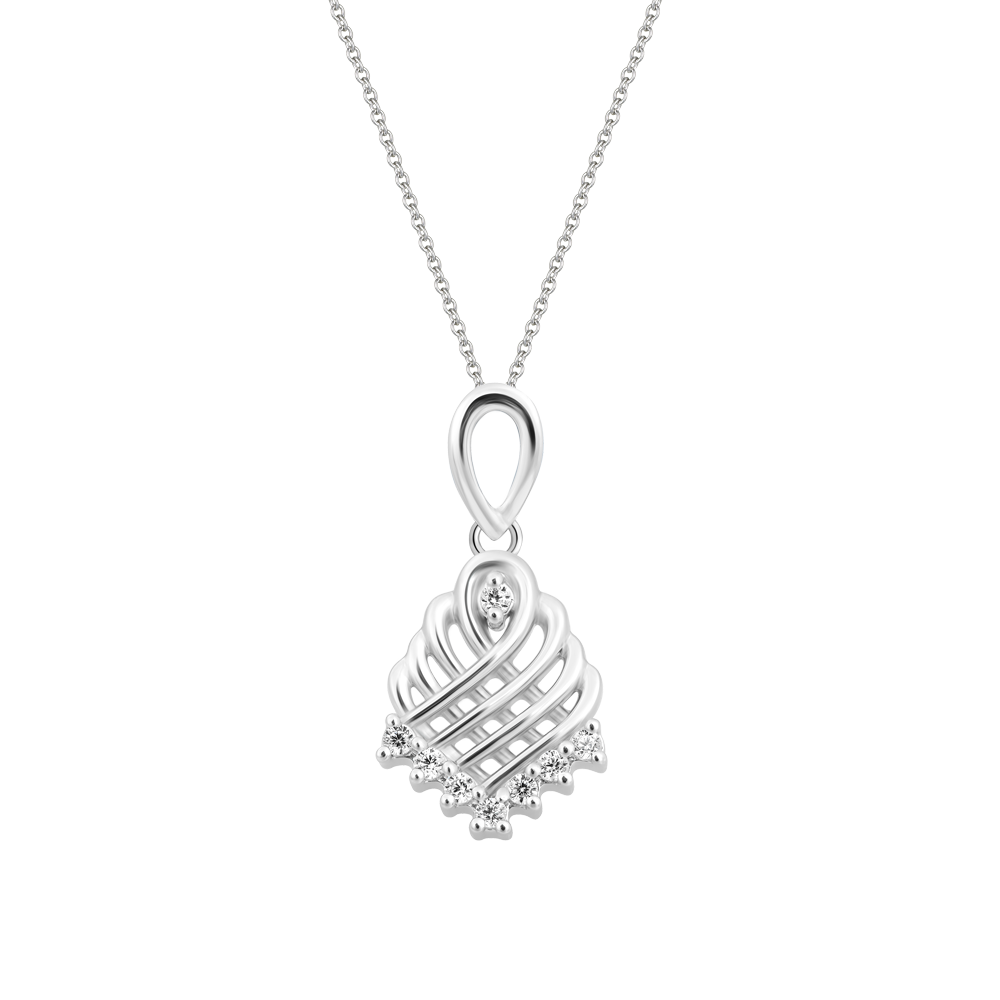 Mặt đính đá CZ vàng 14K Scarfy