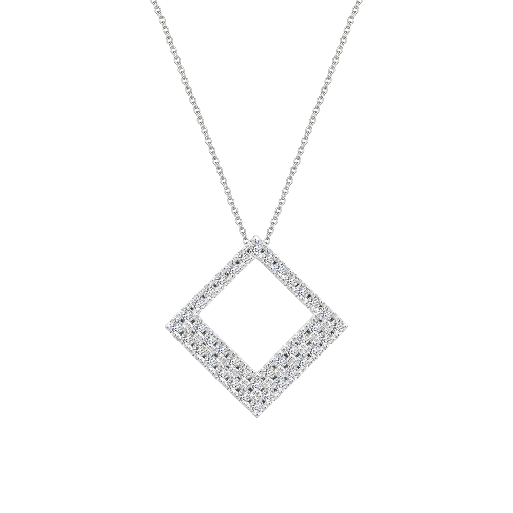 Mặt kim cương viên vàng 14K Camilia