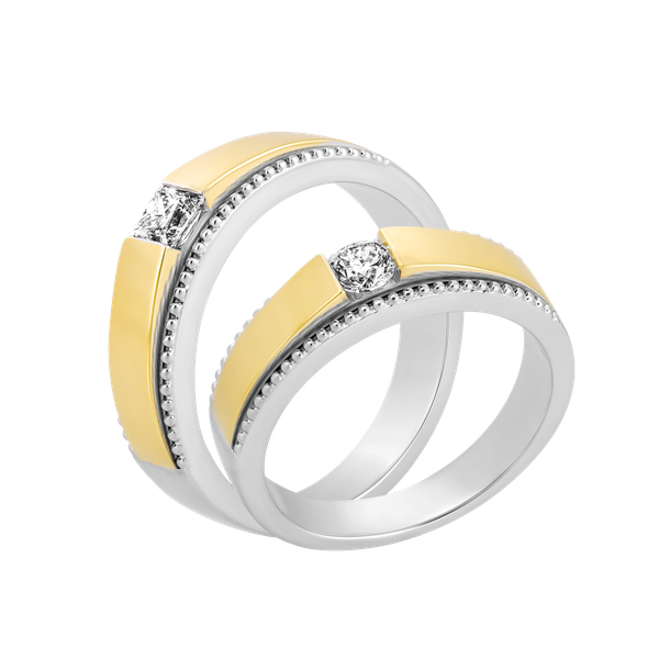 Nhẫn Cưới Sympathique RD1C&PR2C