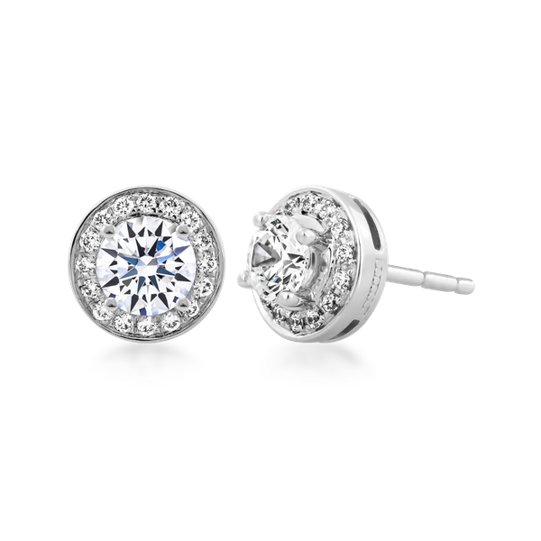 Hoa tai kim cương tấm vàng 14K Patrician N 2C