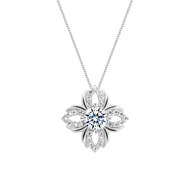 Mặt đính đá CZ vàng 10K Florice 3C