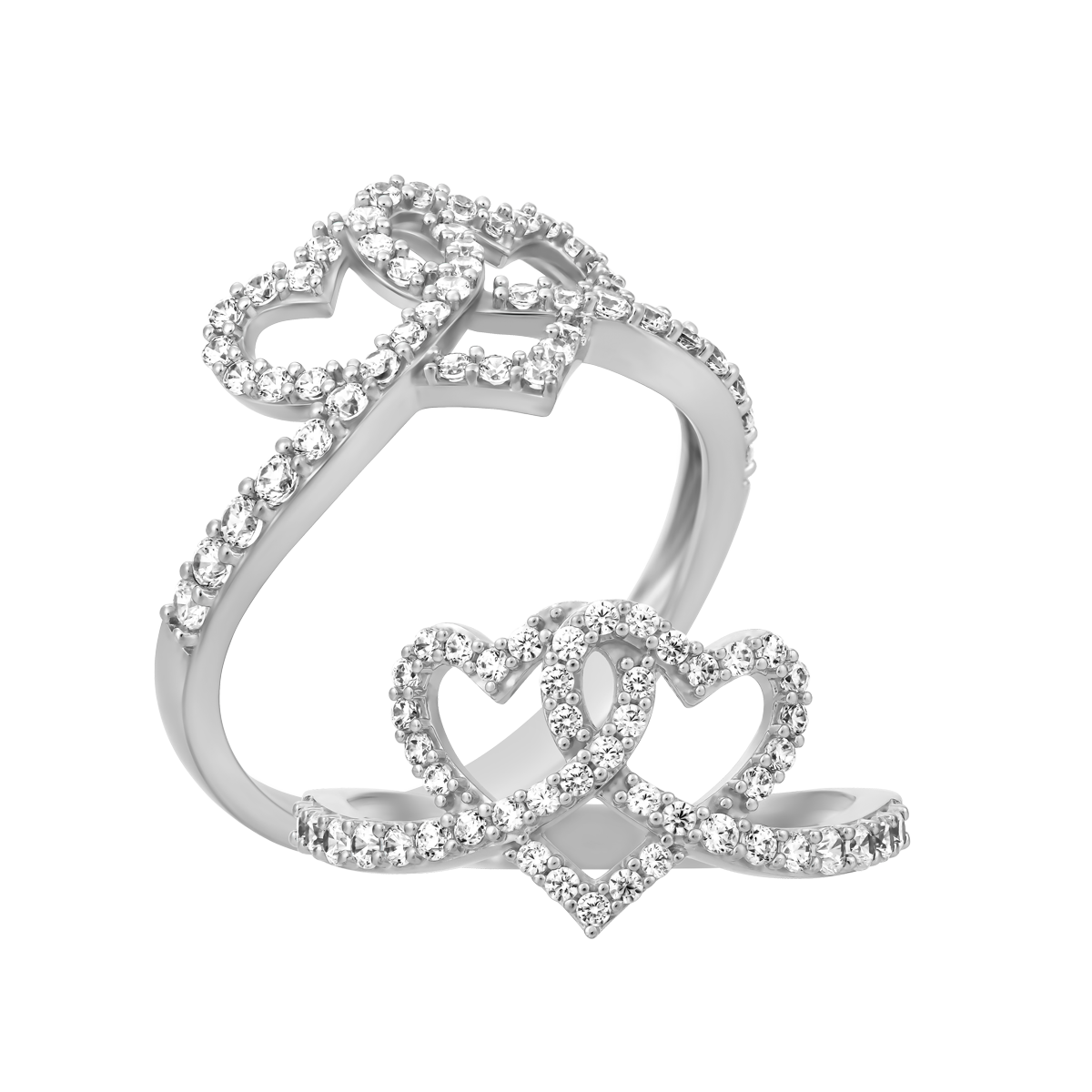 Nhẫn nữ đính đá CZ vàng 10K Hestia WS