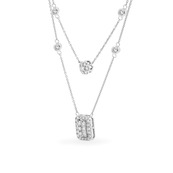 Dây liền mặt kim cương viên vàng 14K Jena A532 TD