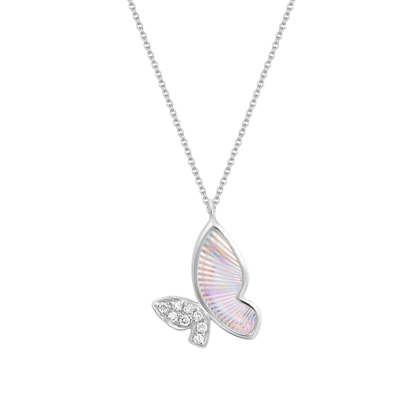 Dây liền mặt kim cương viên vàng 14K Jeny A027 TD