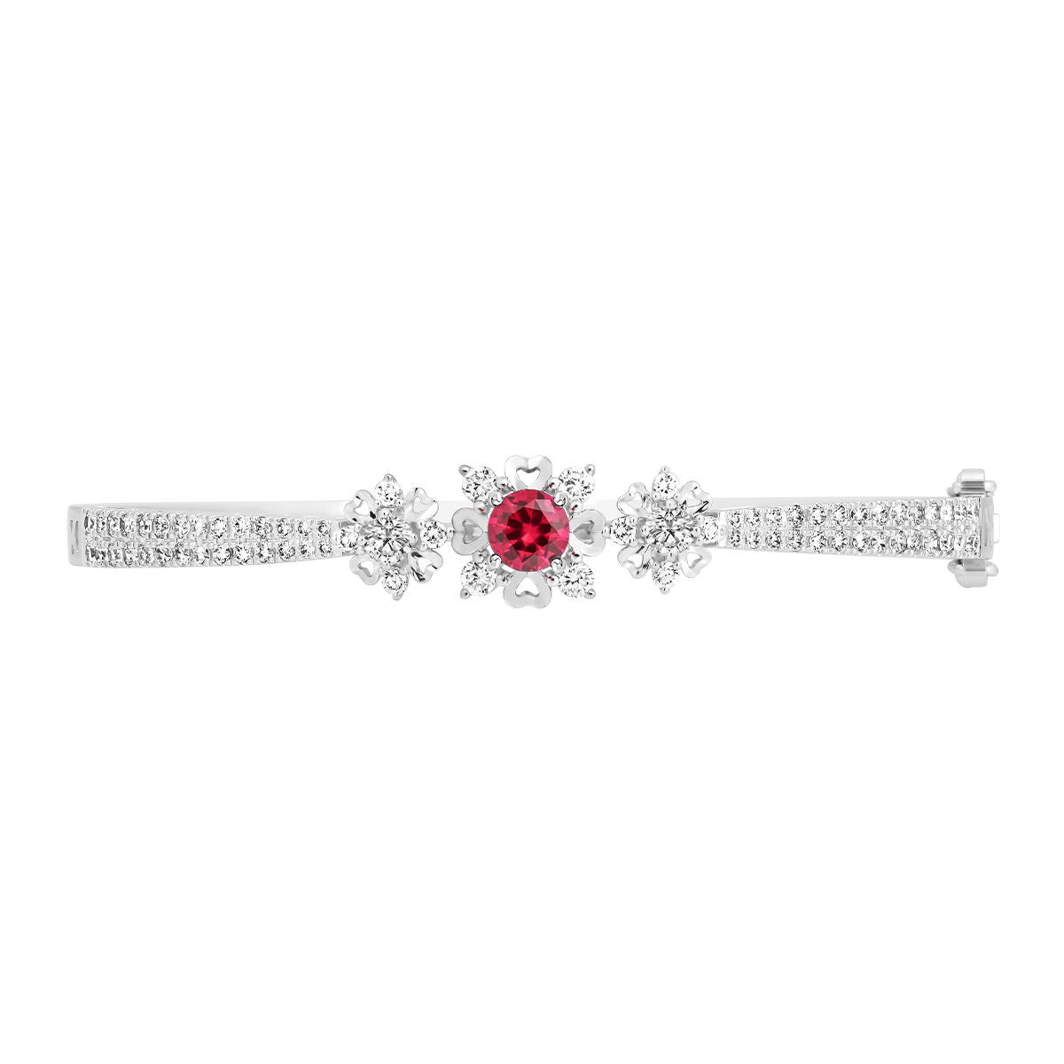 Vòng đeo tay đính đá màu Ruby vàng 14K Edition S S.RUB
